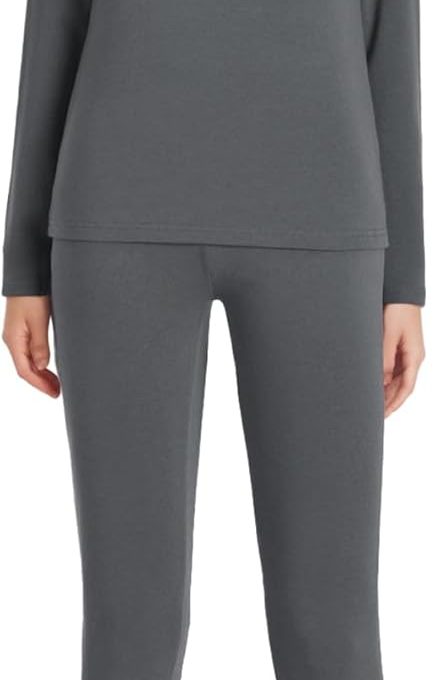 Women's Petite Thermal Underwear Set Fleece Lined Long Johns