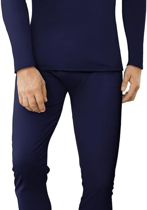 Thermal Underwear for Men Fleece Lined Long Johns for Mens Thermals Top and Bottom Set Soft Base Layer for Winter