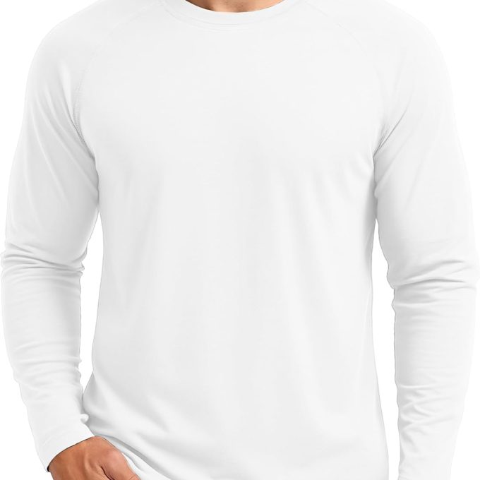 Men's Thermal Underwear Tops Fleece Lined Base Layer Long Sleeve Shirts for Cold Weather