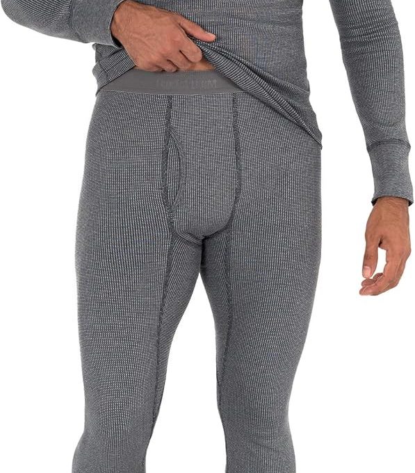 mens Recycled Waffle Thermal Underwear Set (Top and Bottom)